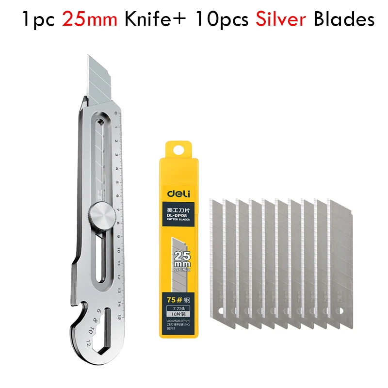 1Silver25MM10Blades