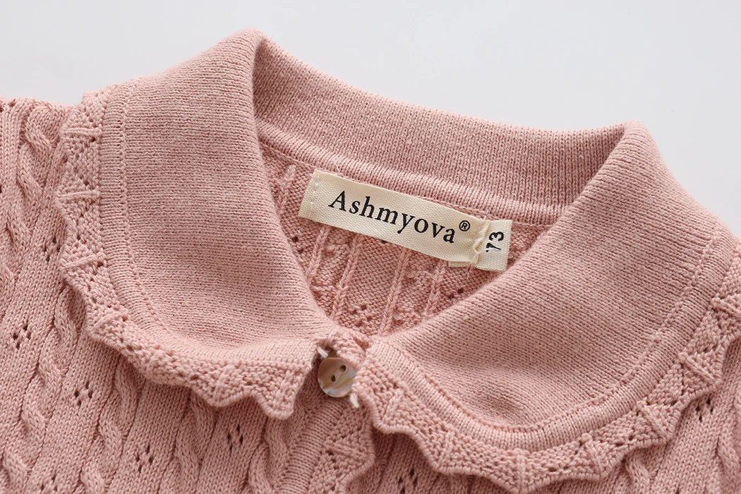 Neue Herbst Baby Mädchen Gestrickte Kleidung Sets Infant Strickjacke Pullover + Shorts 2 stücke Kleidung Sets Kleinkind Lange Ärmel Stricken outfits – Detail 14