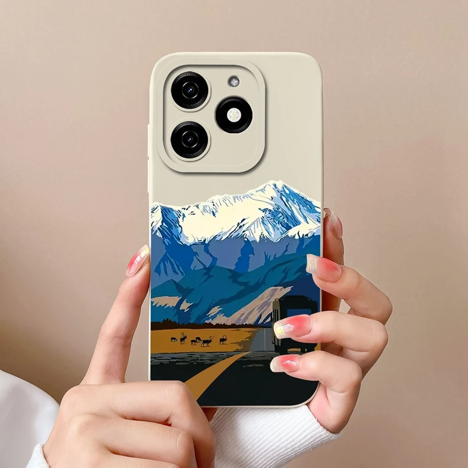 Stylish Butterfly Silicone Phone Case - Cute Matte Protective Cover