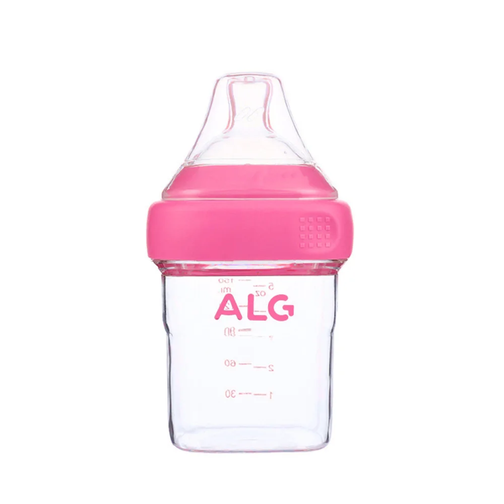 زجاجة حليب PP مضادة للسقوط ومضادة للمغص للأطفال حد...