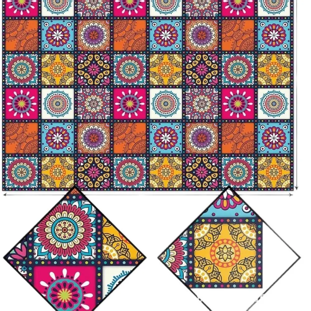 New Rectangular Bohemian Tablecloth Mandala Bohemian Cycle Table Cover Home Decoration Colorful Table Cloths Festival 3