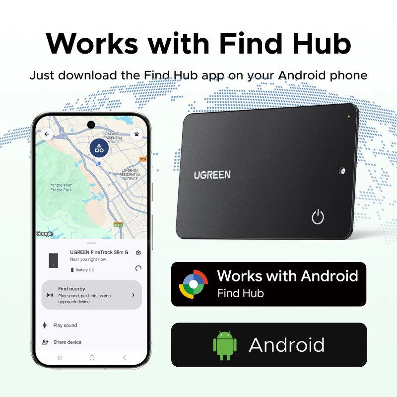Google Tracker, תגי Android Tracker, מעקב Bluetooth, מכשיר מעקב חכם לתגי, מוצא פריטים למפתחות, ארנק, מזוודה, חיות מחמד,