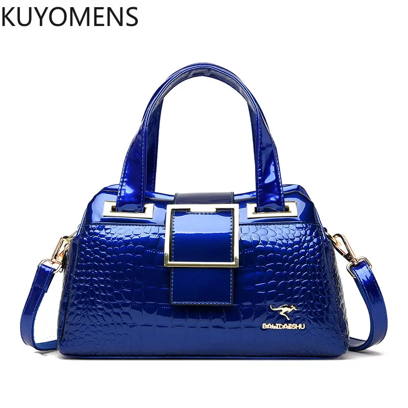 

Luxury Designer Handbag Purses Branded Shoulder Crossbody Bags for Women Trend Crocodile Pattern Leather Casual Tote Bag