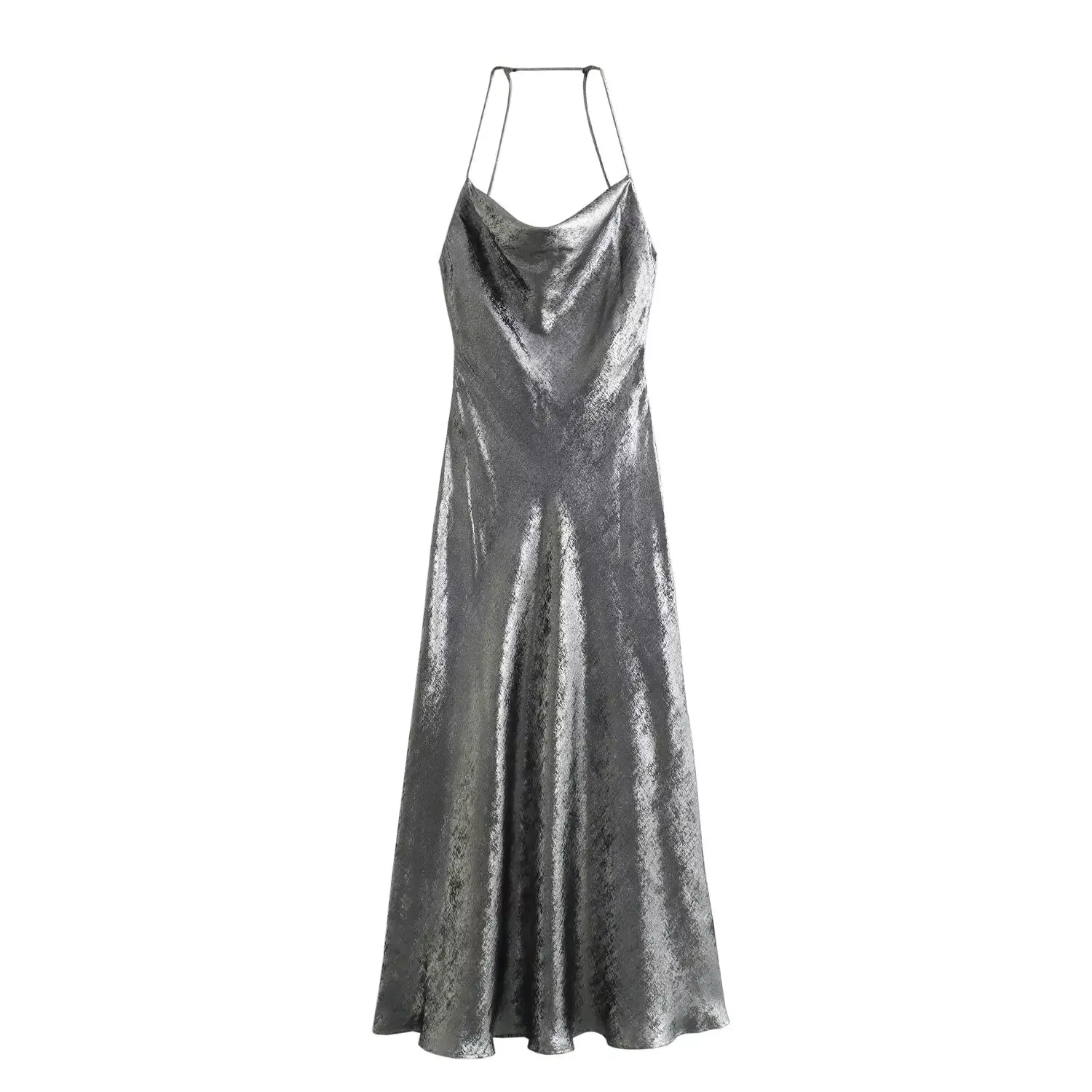 

Women New Fashion Silk Satin Texted Underwear dress Vintage Sleeveless Backless Casual Chic Female Dresses Vestidos robe Mujer