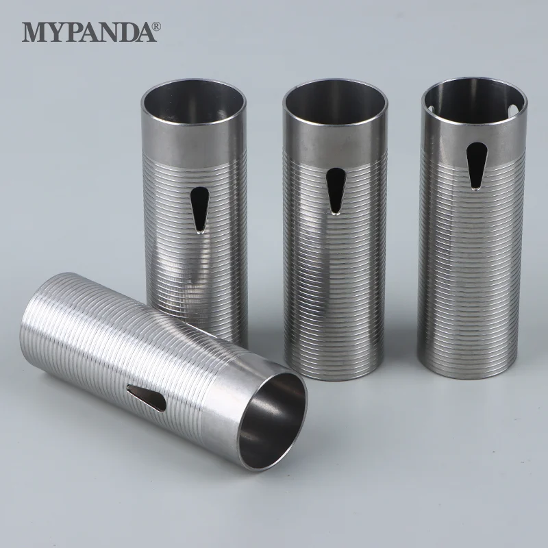 

Stainless Steel CNC Advanced Ribbed Heat Dissipation Cylinder For Airsoft Ver.2 Gearbox 80%/70%/60%/50% Sport Toy