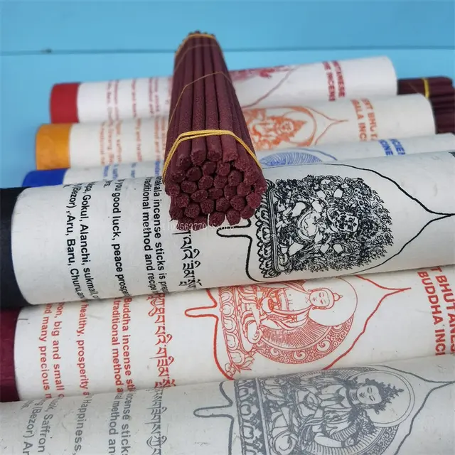 7 Fajta Bodhi Levelek Vonal Füstölő Tiszta, Kézzel Készített Tibeti Barkácsolás Otthoni Beltéri Buddha Jóga Meditációs Tisztító Levegő - Image 4