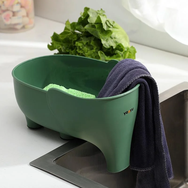 Elephant Drain Baskets Multi-purpose Kitchen Storage Drains Basket Household Fruit and Vegetable Basket Plastic DrainBaskets