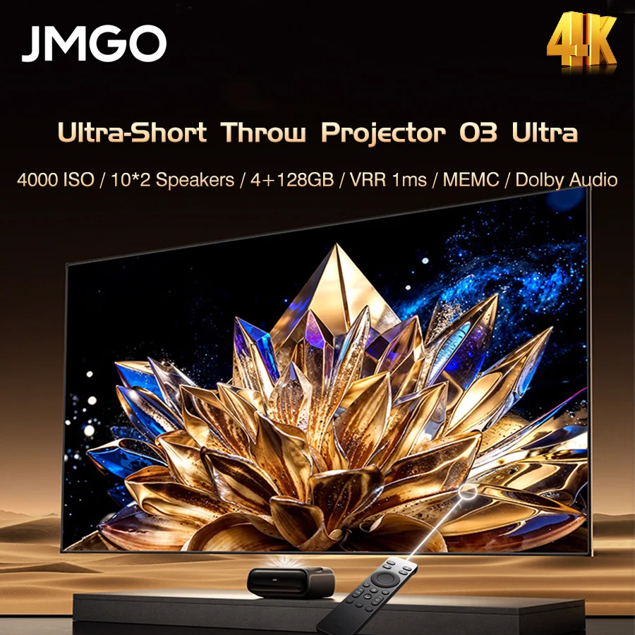JMGO O3 Ultra 4K Лазерный Проектор, обзор, отзывы, характеристики, купить