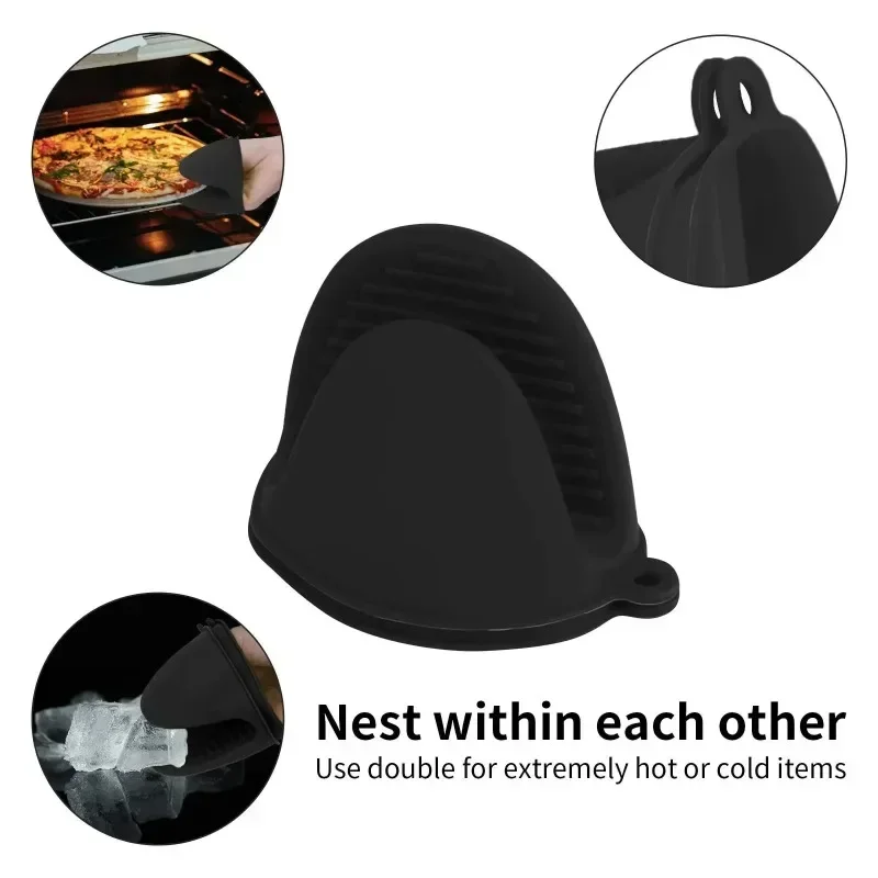 Silicone Oven Gloves Kitchen Gloves 2PCS