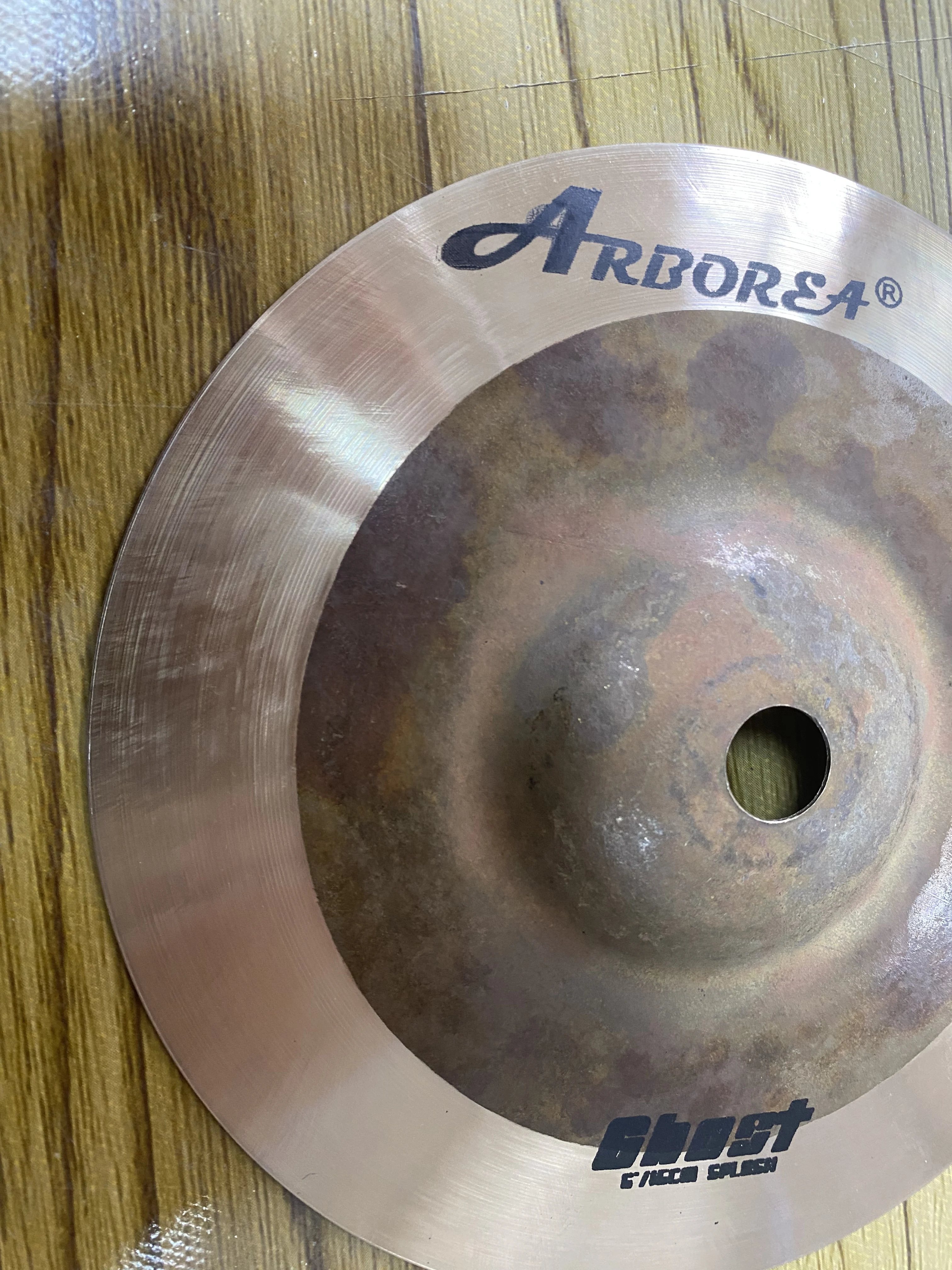 Arborea B20 Cymbal Ghost 6" Splash Cymbal Handmade Professional for Drum Set