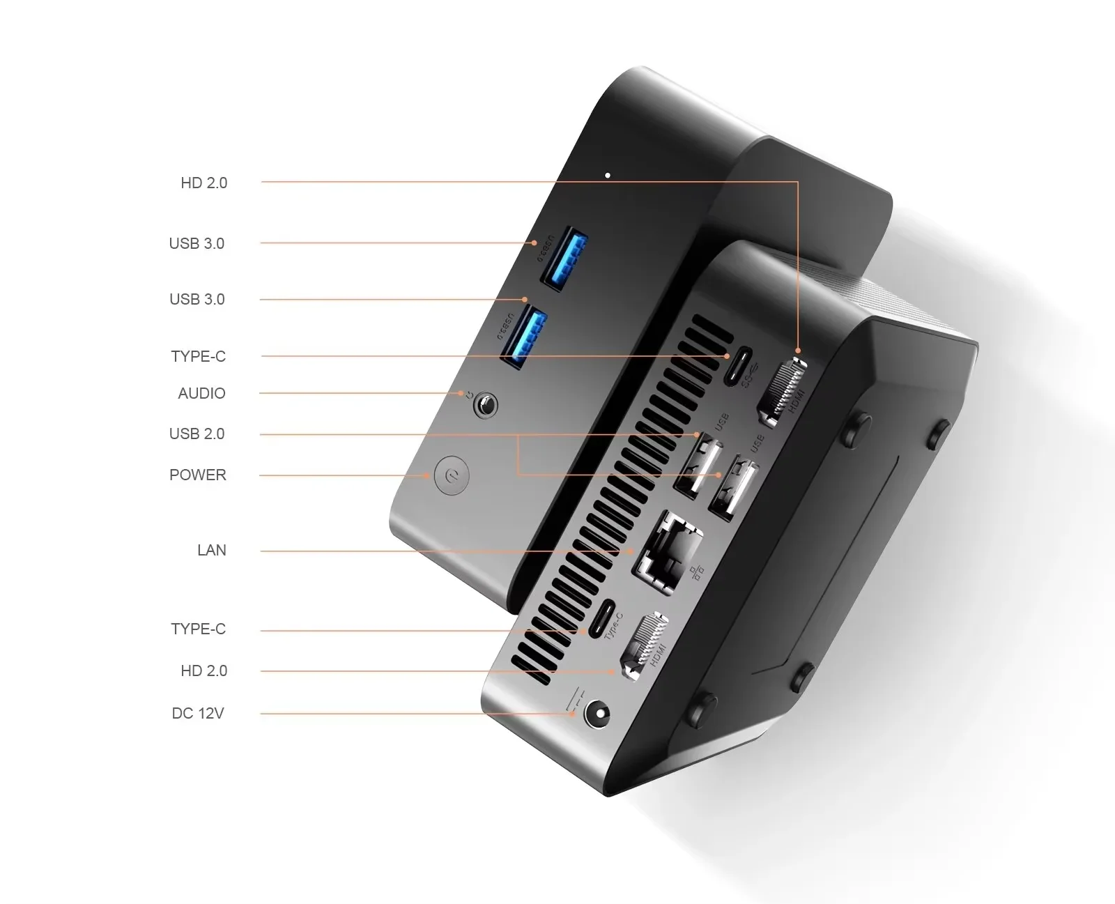 Intel Core i9 8950HK Gaming Mini Computer Windows 11 Pro 16GB DDR4 1TB 2TB M.2 SSD WiFi 6 UHD Graphics Mini PC Mini Gaming Desktop