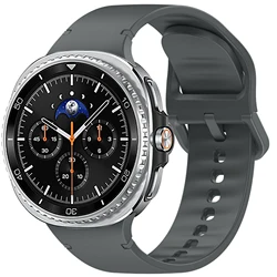 Silicone Sport Band for Smartwatch - Original Strap for Classic 46mm (Dark Grey)