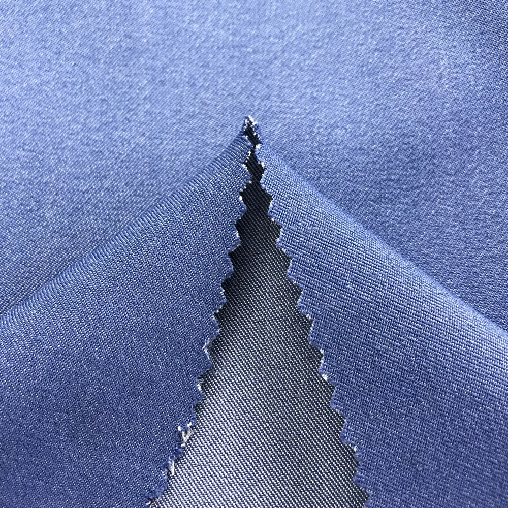 Washable Water Jeans Fabric No Need to Wash Hemp Denim Fabric Spring Summer Jeans Outerwear Tissue for Men Women Children