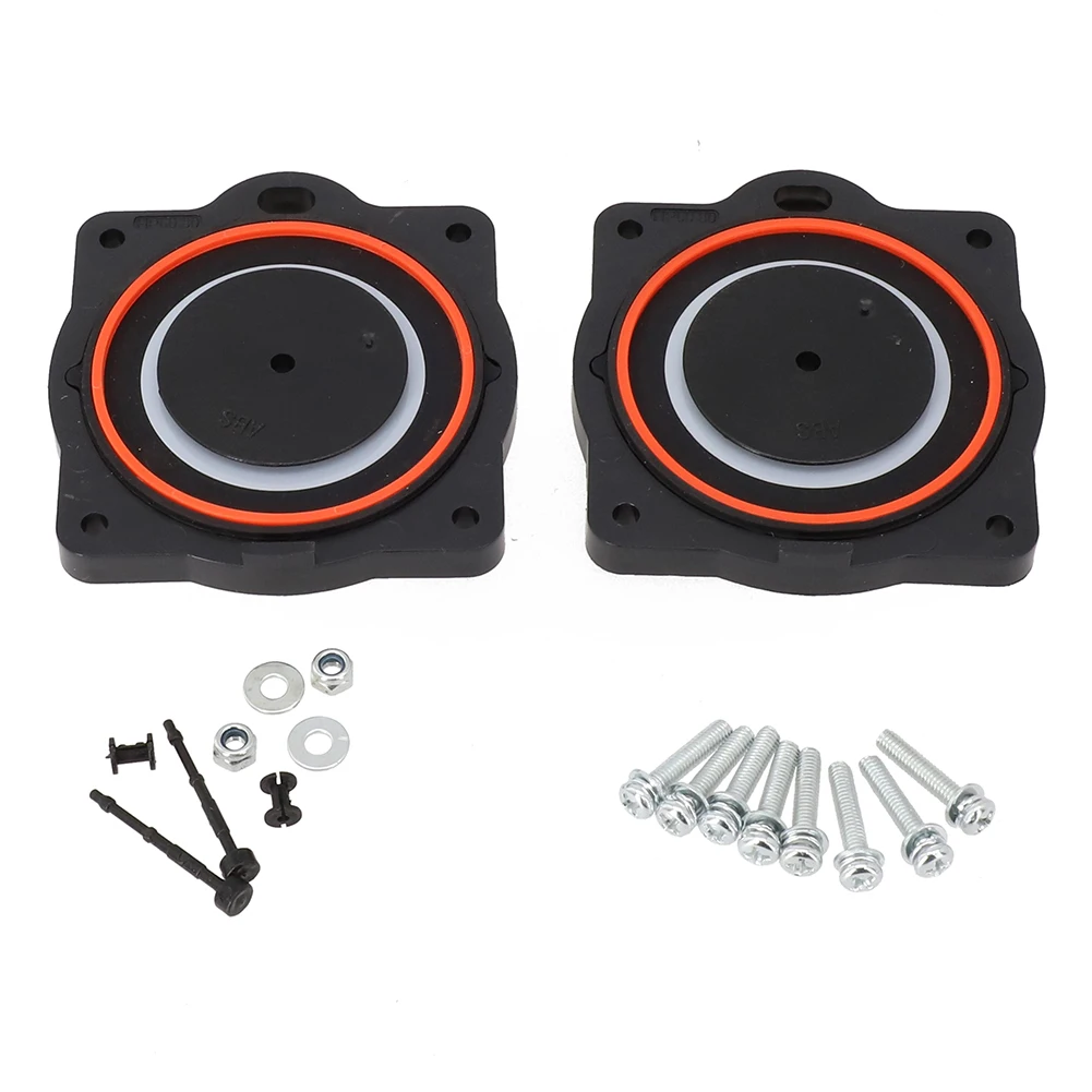 

Screw Clamp Washer Diaphrams REDUCE COST Rebuild Kit Reconstruction Kit Air Pump Diaphragm Black EASY INSTALLATION