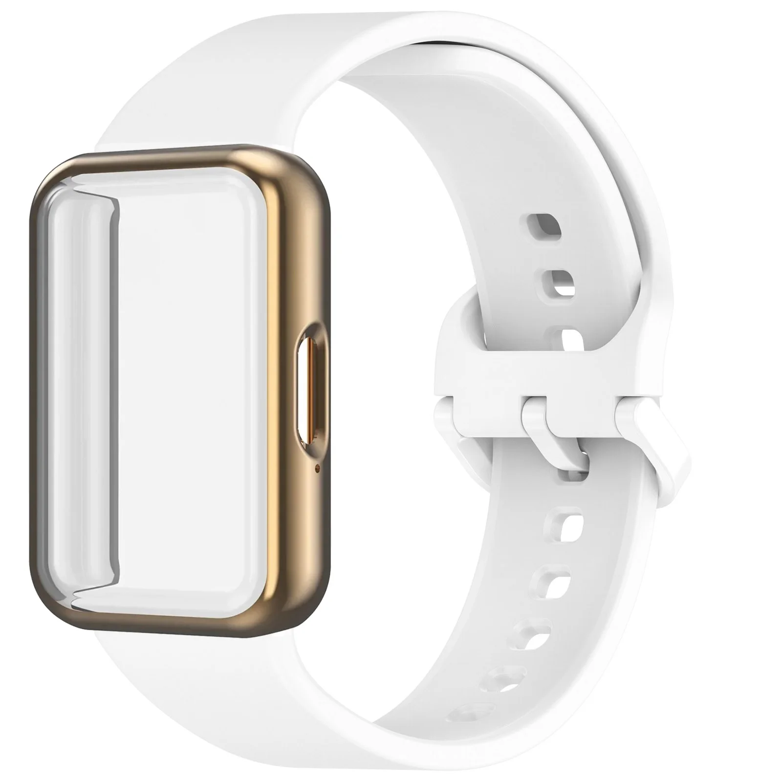 Silicone Strap and Protective Case Kit for Fitness Band Accessories