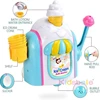 Toddler Ice Cream Maker Bubble Foam Play Machine Powerful Suction Delicate Ice Cream Foam Machine Car Bath Toys 3