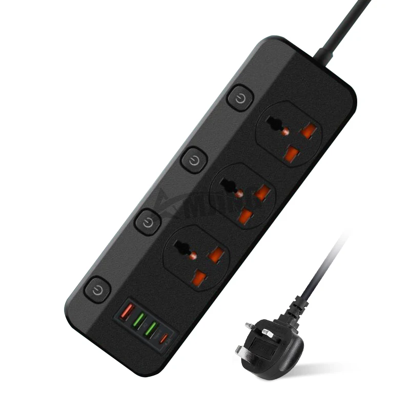 

Удлинитель с USB-портом, 10 А, 250 В, 3000 Вт