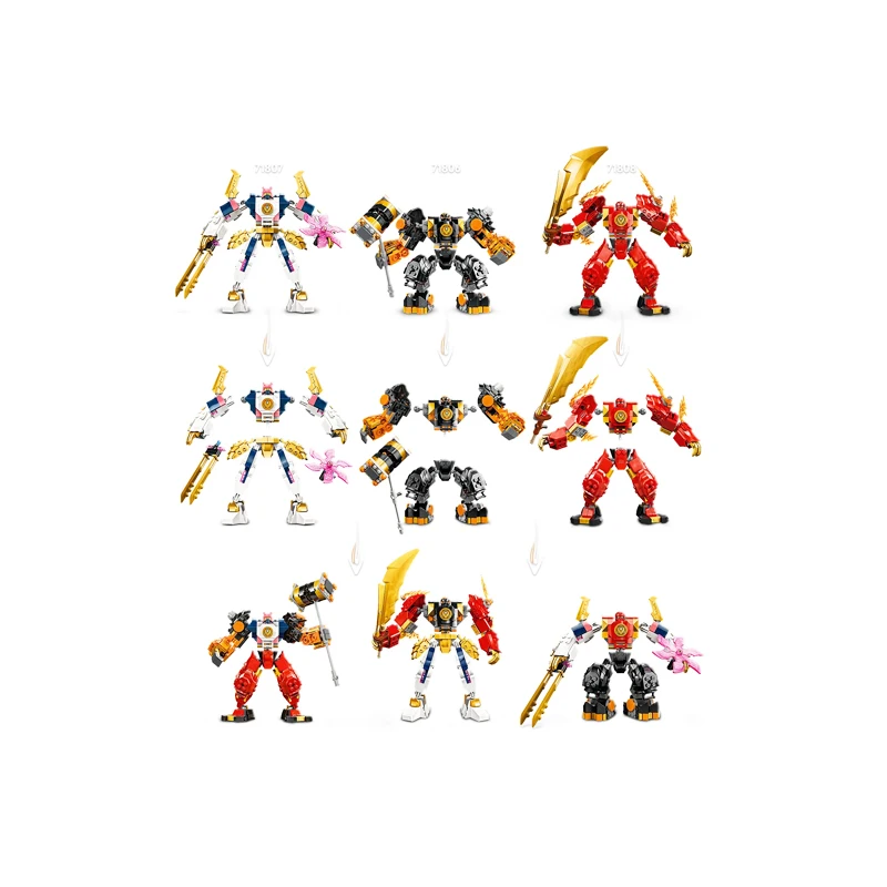 LEGO 71807 NINJAGO Sora's Elemental Tech Mech Mini Ninja Toy