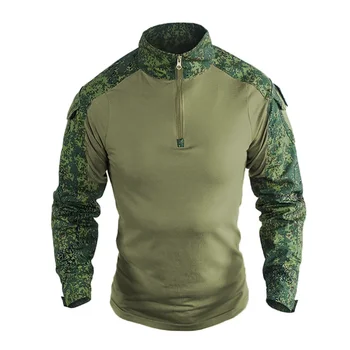 Airsoft Paintball Multicam CP Black Camouflage Cotton Tactical Shirt Men Army Military Combat T-Shirt Hunting Clothing 5