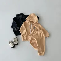 Korea Children Sports Pants Kids Baby Boys Girls Trousers Toddler Pull-On Loose Casual Elastic Oversize Jogger Infant Clothing 5