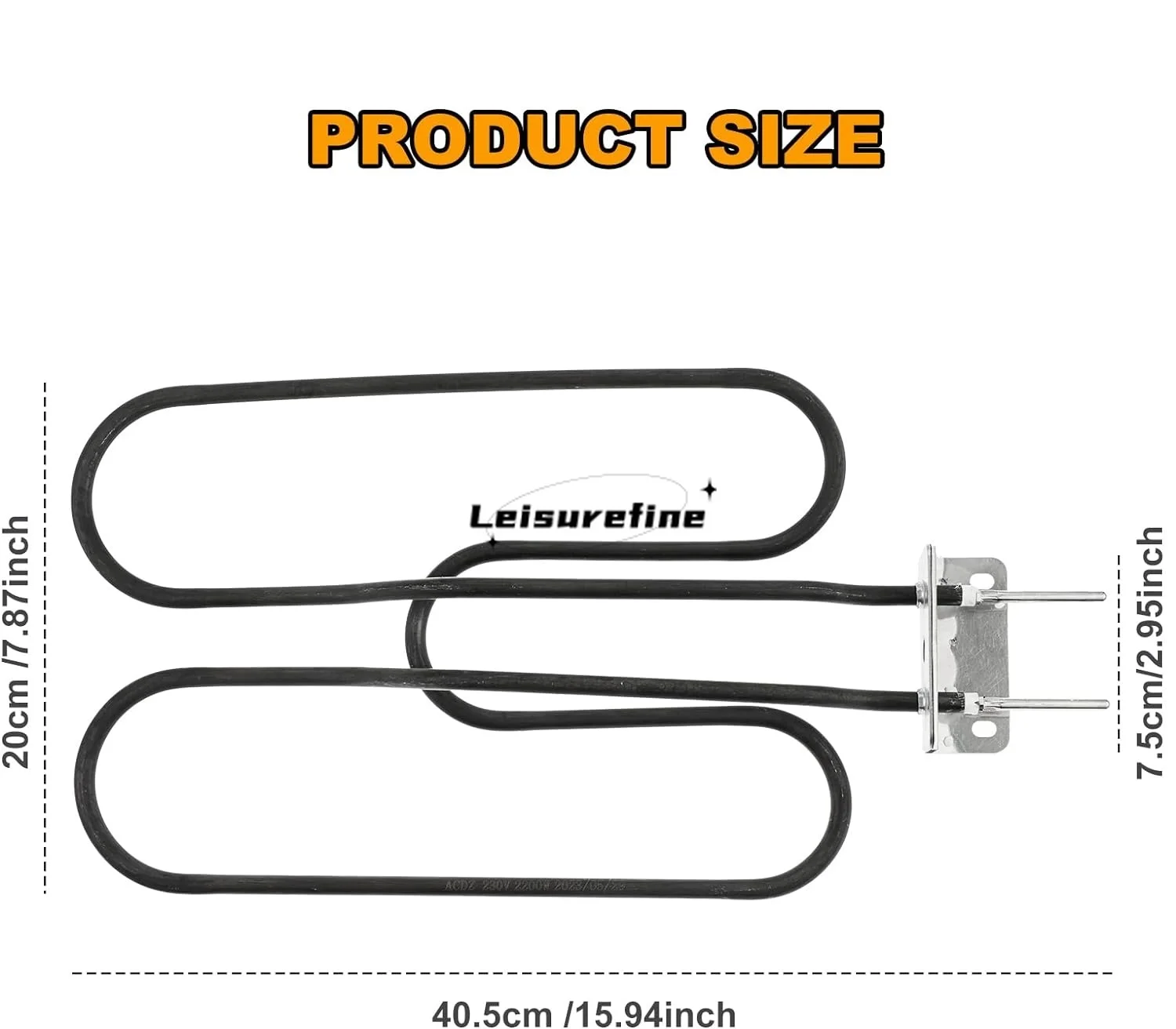 1pc Heating Element fit for Weber Q240 Q2400 Replace 70127 55020001 Stainless Steel Alloy 120V Easy Install American Standard