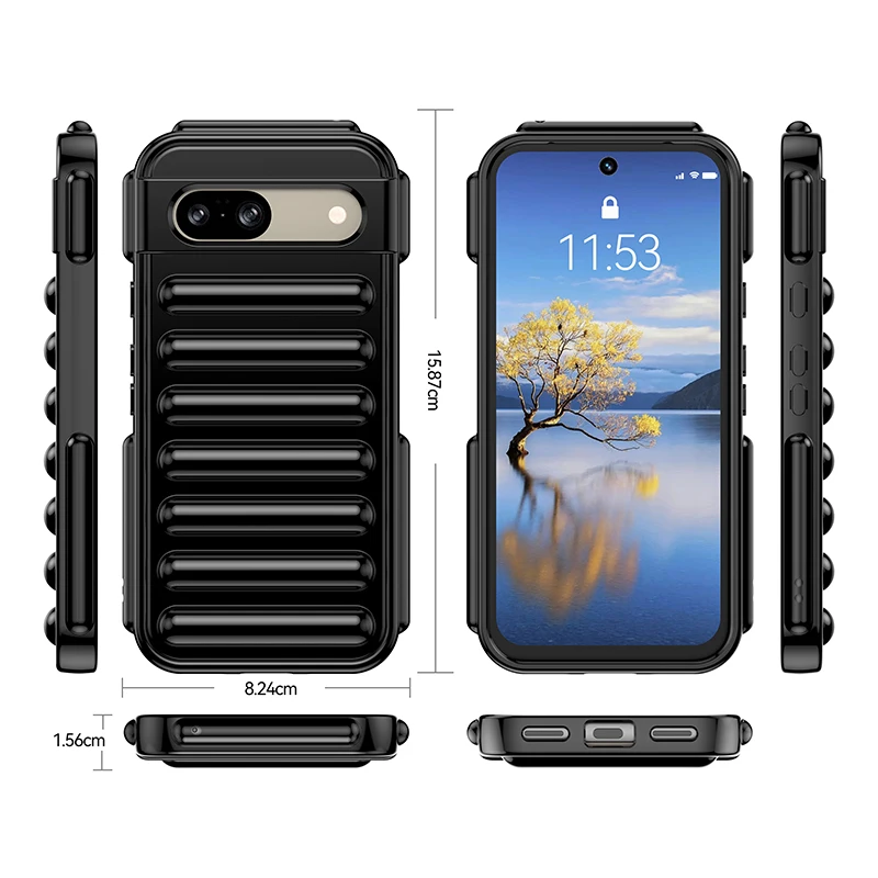 Transparent Candy Color Phone Case - Durable TPU Silicone Shockproof Protection Cover