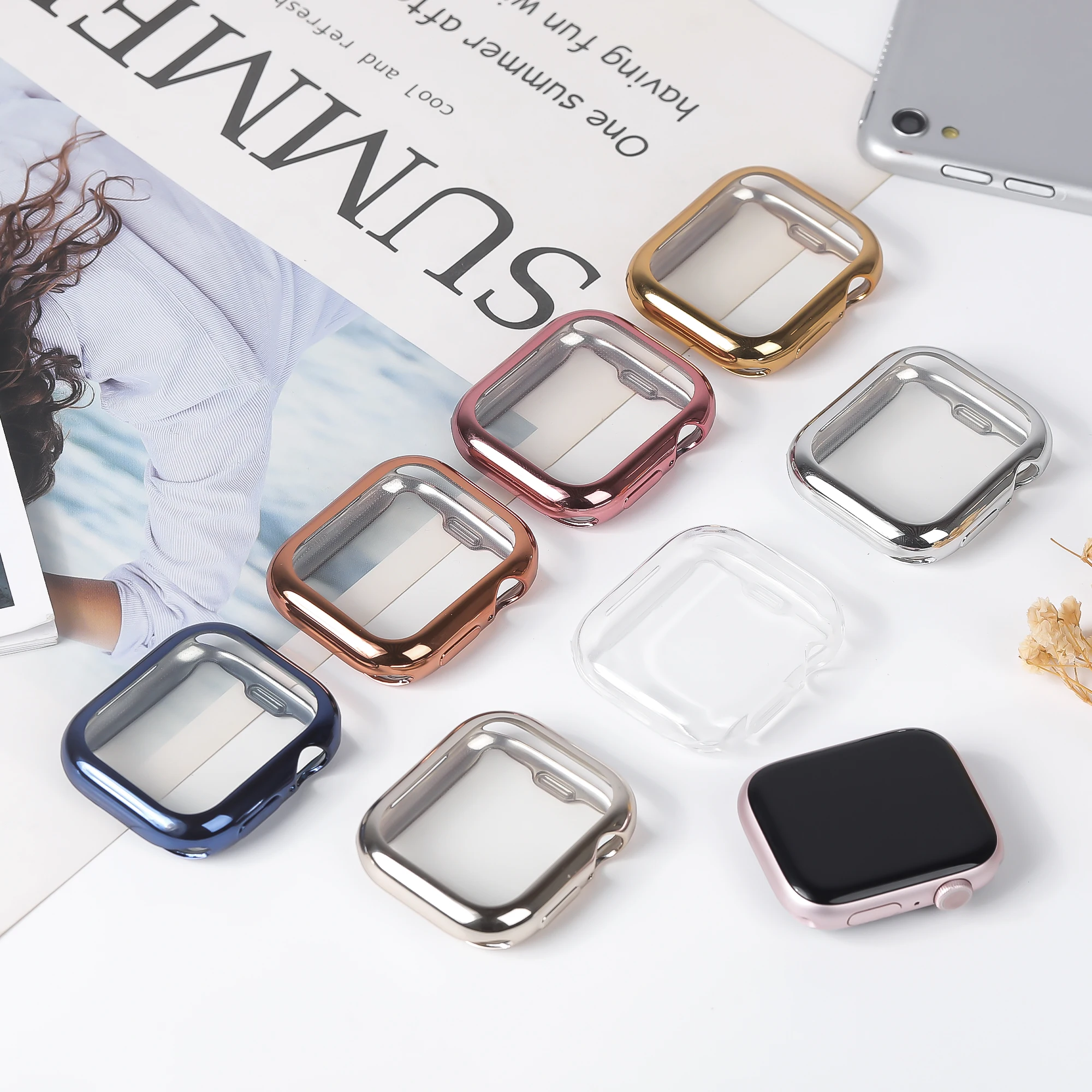 Premium Tempered Glass Screen Protector and Bumper Cover