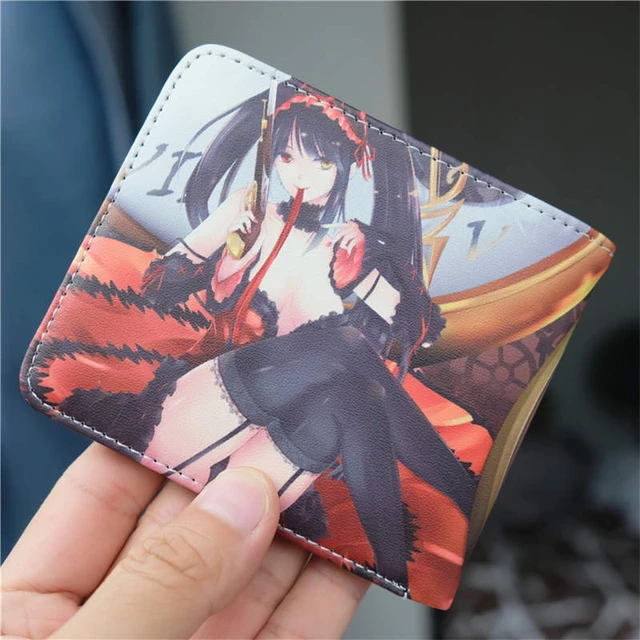 TOHKA YATOGAMI Date a Live 4 in. Bi Fold Wallet (Anime Credit Card  Billfold)