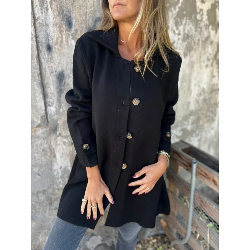 Womens Wool Blend Autumn Winter Coat Jacket