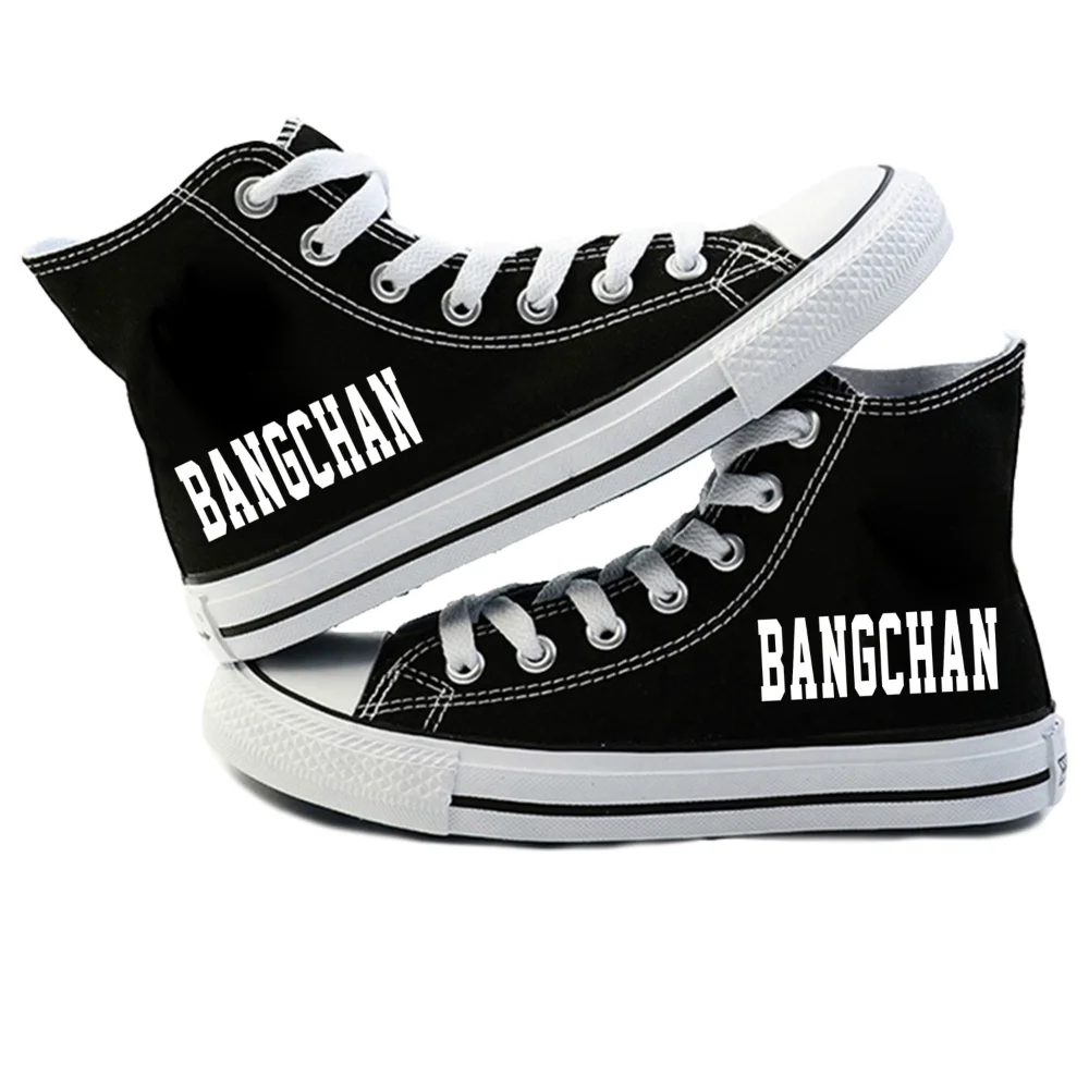 

Stray Kid Canvas Sneakers High-top Casual Shoes for Kids Youth