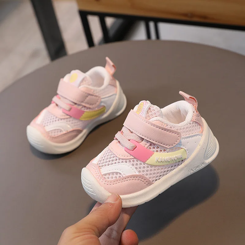 Baby Sneakers Spring Summer Infant Shoes Soft Patchwork Color Toddler Shoes Newborn First Walkers Unisex Baby Boy Girl Shoes 3