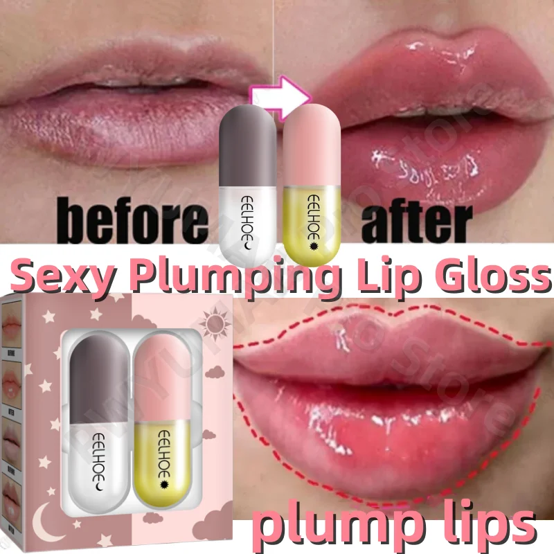 

Lip Plump Serum Increase Lips Elasticity Instant Volumising Essential Oil Reduce Fine Lines Moisturizing Nourish Sexy Lip Care