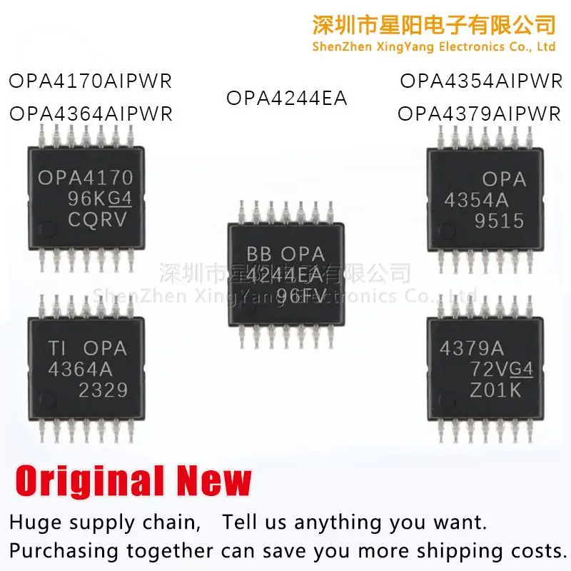 

Новый оригинальный OPA4244EA OPA4170 / OPA4364 / OPA4379 / OPA4354AIPWR spot