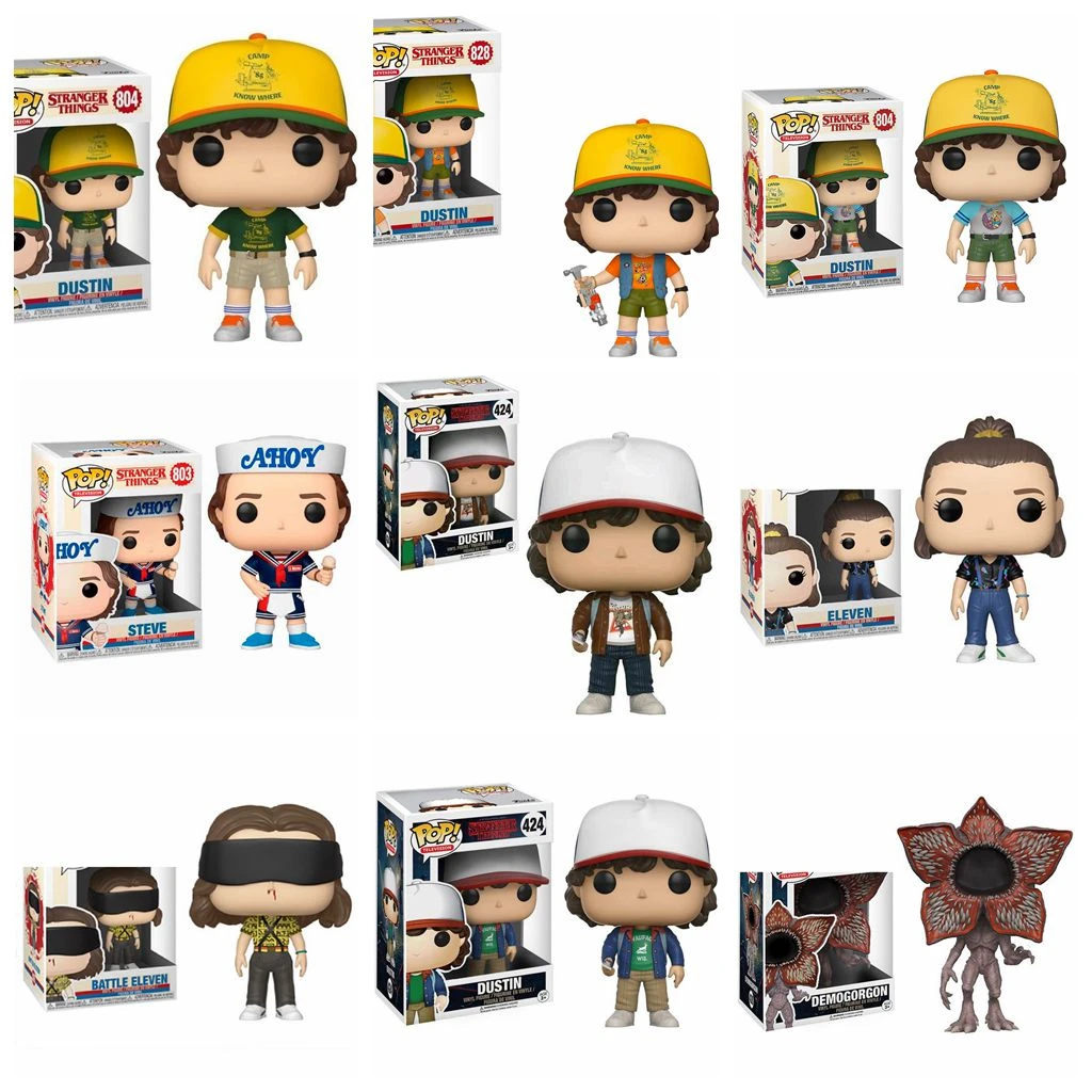 Funko Pop New Stranger Things Battle Eleven 826# 511# 421# Dustin&dart 593#  Steve 803# Dustin 804# 424# 828# Action Figure Toys - Action Figures -  AliExpress