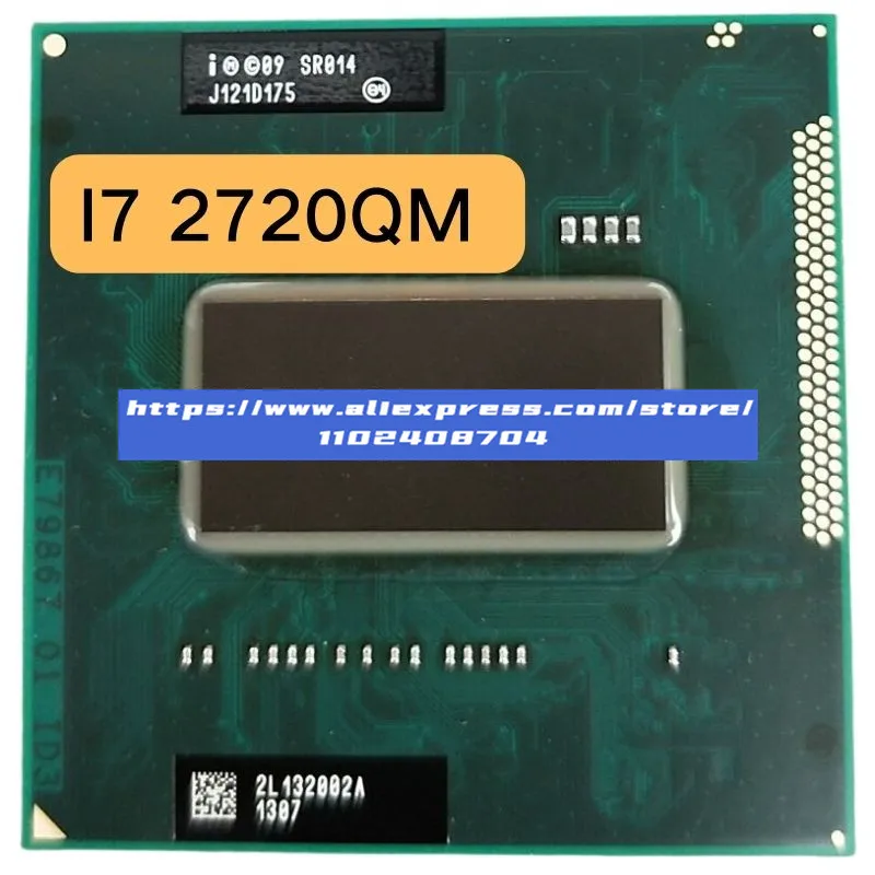 Intel I7 2720Qm I7-2720Qm Sr014 2.2Ghz 6M Cpu Notebook Processor Socket G2 / Rpga988B Supporto Hm65