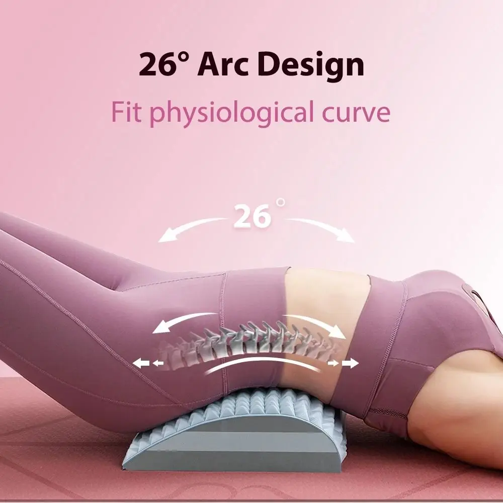 캔디 컬러 등 스트레칭 넥 마사지기 마사지 릴렉세이션 조절 가능한 목 허리 지지 마사지기 허리 불편 완화