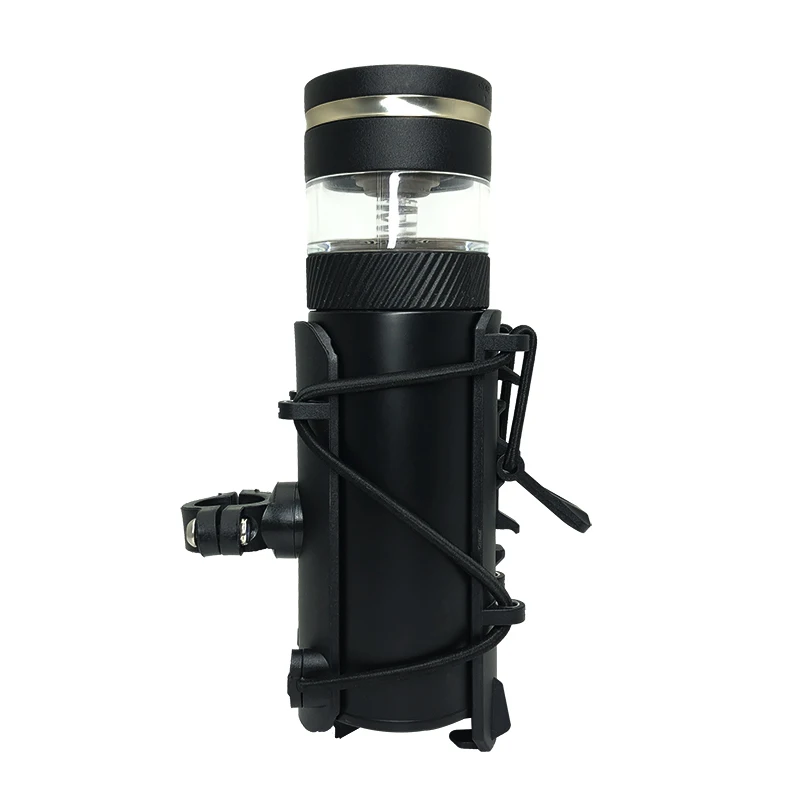 Portabottiglie Per Moto E Bici KIMISS - In Lega Alluminio, Per Manubri 7/8-1 Pollici, Nero - Foto 4