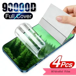 Hydrogel Screen Protector Set - 4 Piece Premium Protection Film for Hydrogel Film (Honor 500 Pro)