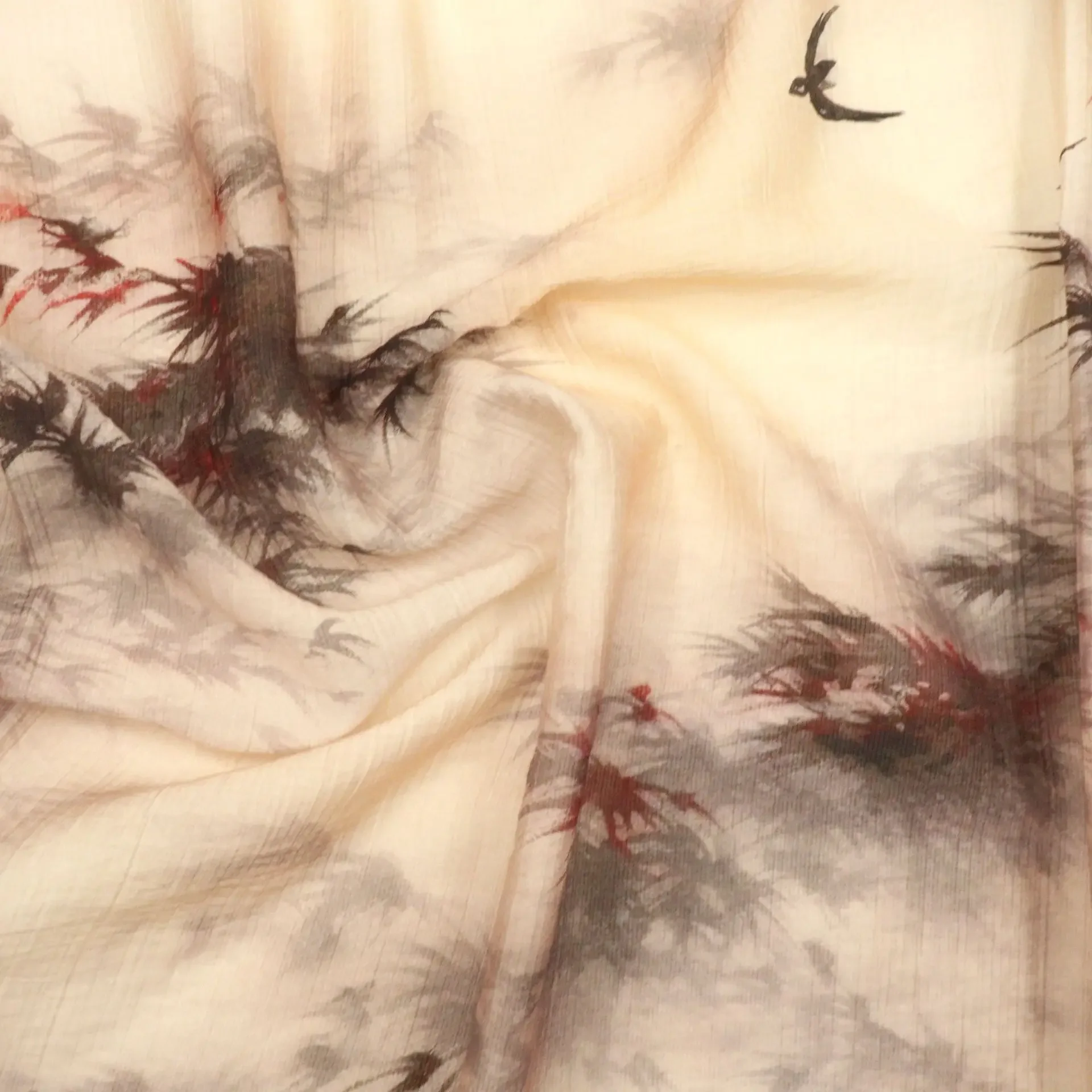 New Chinese Style Dress Fabric Toothpick Strip Material Spring Summer National Trend Hanfu Cheongsam Clothing Fabric