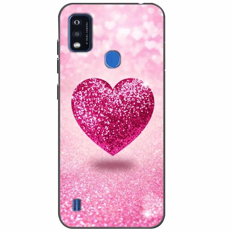 mobile phone cases with card holder For ZTE Blade A51 Case Phone Cover Soft Silicone Painting Cases for ZTE Blade A51 A 51 Back Cover TPU Black Bumper for BladeA51 cell phone belt pouch Cases & Covers