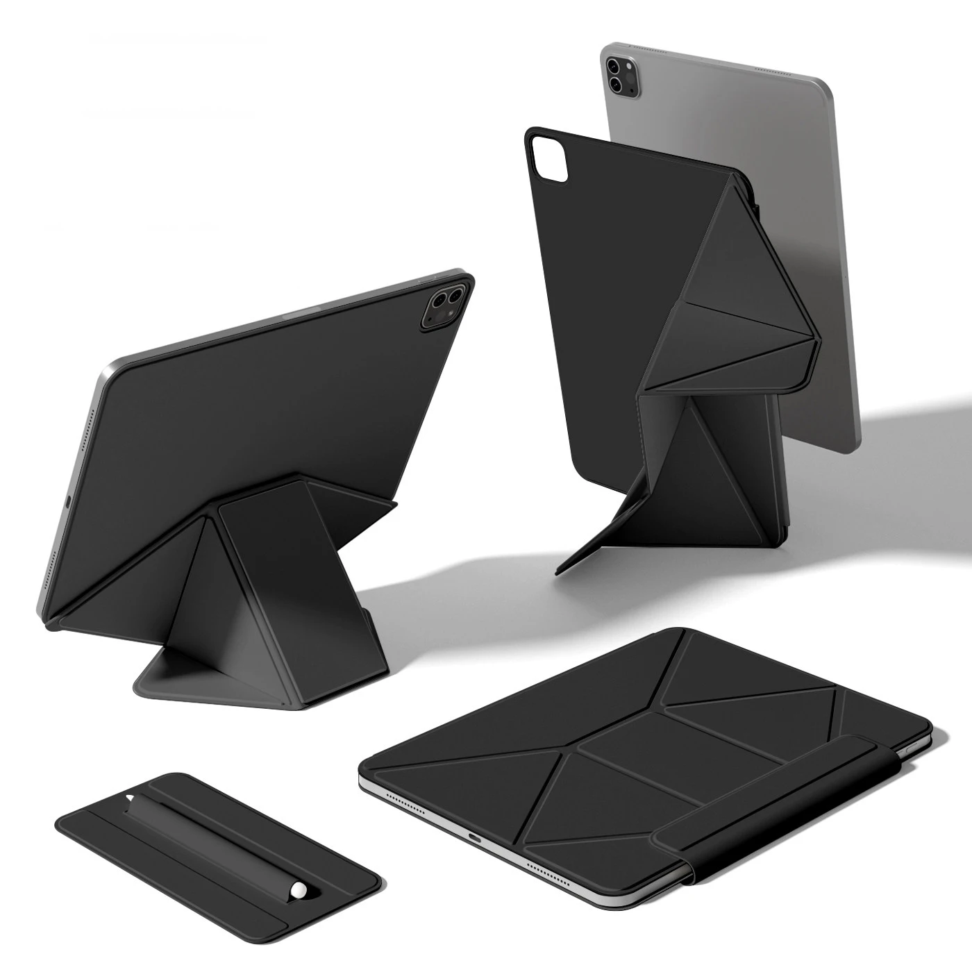 Dynamic Folio Case with Versatile Stand and Magnetic Closure