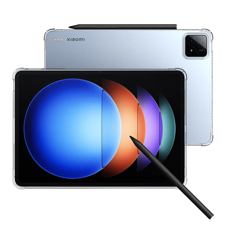 ForXiaomiPad6SProCase1242024AirbagsSoftTPUCaseClearCover