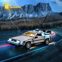 Brick Bling LED light model 10300 is suitable for Back to the Future Time Machine gifts (including lighting accessories only) 1