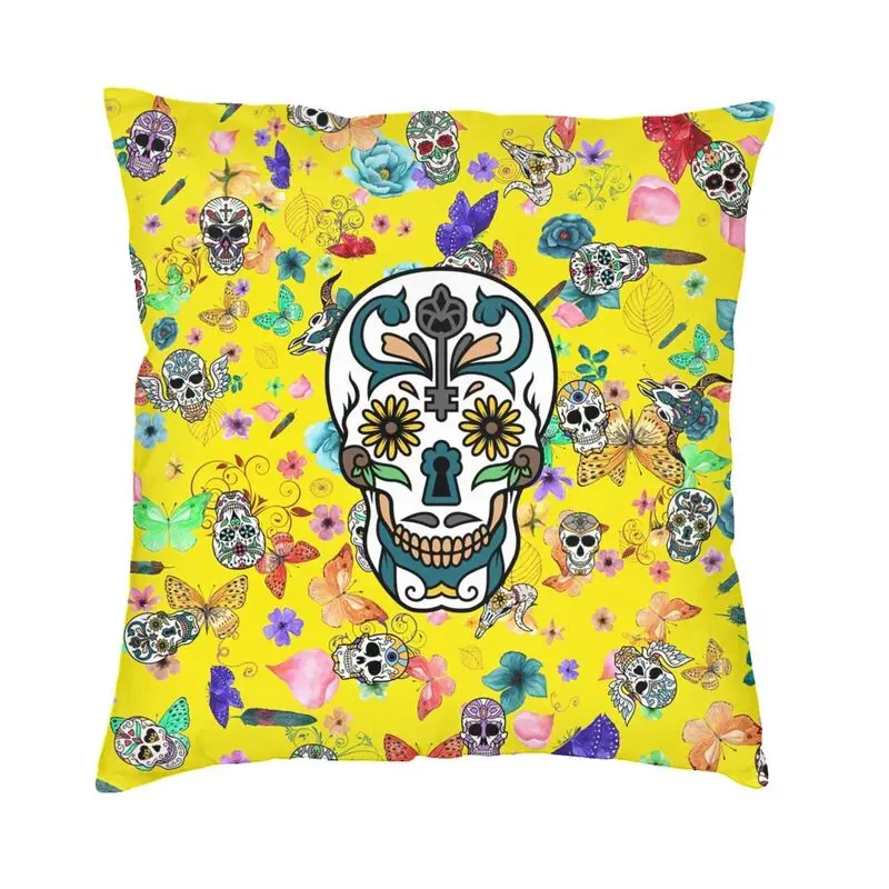 

Наволочка для подушки в стиле дня мертвецов, 45x45 см