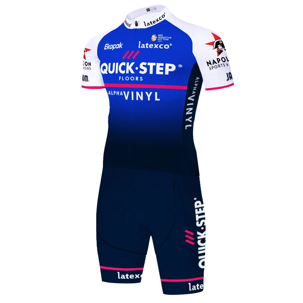 quick step cycling skinsuit Cycling Clothing triathlon one piece Bodysuit roupa ciclismo Bike Clothing tenue cycliste homme