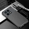 Carbon Fiber Texture Back Cover For Xiaomi Poco X6 Pro 5G Case TPU Soft Shockproof Coque PocoX6Pro Poko Little X 6 X6Pro 6X 5G 6
