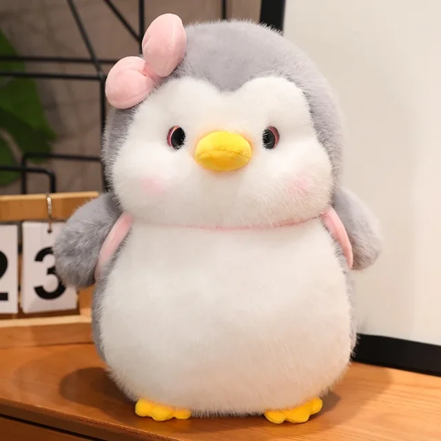 Peluche Pinguino Almohada Peluche De Pingüino Suave Y Abrazable