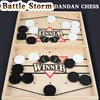 Wooden bouncing chess tabletop two player battle luxury parent-child interactive toy children's puzzle wooden tabletop game 1
