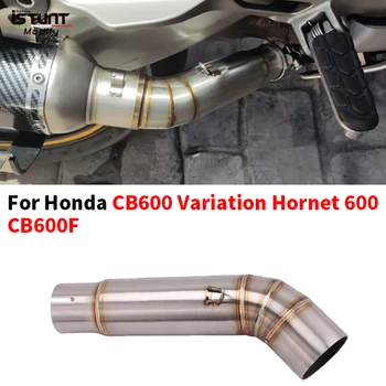 Slip On For Honda CB600F CB 600F Hornet 2007- 2013 Hornet 600 Motorcycle Exhaust Escape Middle Mid Connection Link Pipe Muffler