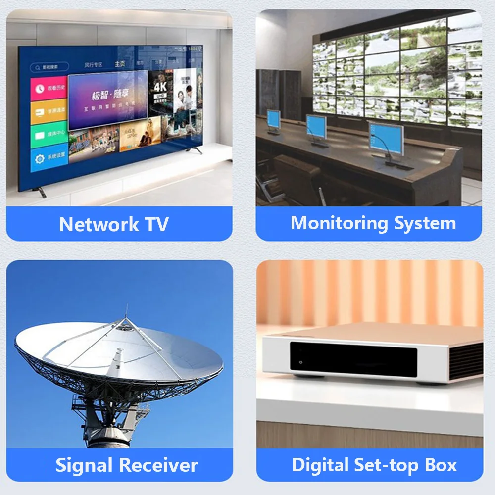 HD RG6 coaxial cable video Cable Home Digital Satellite TV Encryption ...